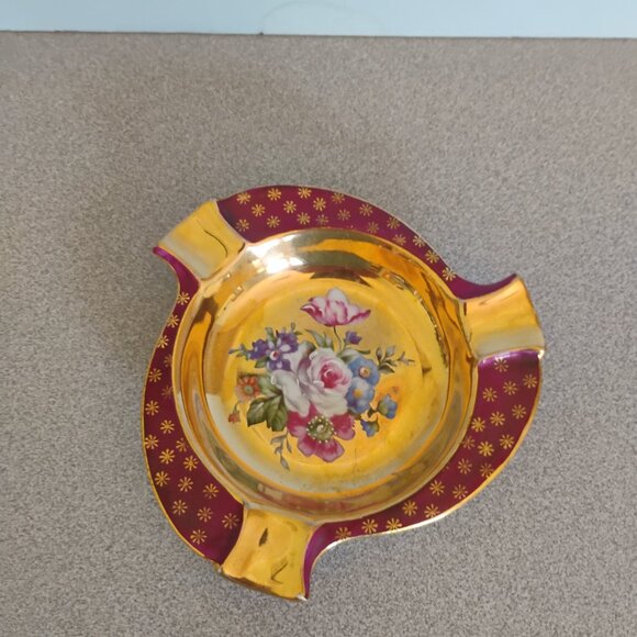 Gout De Ville Limoges Hand Painted Ashtray - Picture 2 of 4